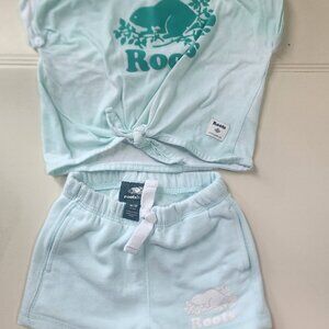 Baby Roots bundle tshirt and shorts 6-12 months